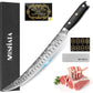 MOSFiATA 10 inch Butcher Breaking Knife，High Carbon German Steel – Full Tang & Razor Sharp – Ergonomic Handle Design