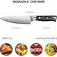 MOSFiATA Chef Knife, 6 Inch Sharp Kitchen Knife High Carbon German EN1.4116 Stainless Steel Cooking Knife, Chopping Knife Kitchen Knives with Ergonomic Handle, Gift Box