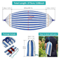 MOSFiATA Hammocks Portable Camping Hammock Upgraded 550lb Comfortable Fabric Hammock with Two Anti Roll Balance Beam and Sturdy Metal Knot Tree Straps for Camping, Patio, Backyard, Outdoor(Blue White)