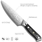 MOSFiATA Chef Knife, 6 Inch Sharp Kitchen Knife High Carbon German EN1.4116 Stainless Steel Cooking Knife, Chopping Knife Kitchen Knives with Ergonomic Handle, Gift Box