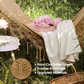 MOSFiATA Backyard Hammock with Tassels Max 500lbs Canvas Fabric Bohemian Style with Thickened Rope and Carry Bag for Outdoor, Garden, Patio, Wedding Decor (Khaki)