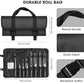 MOSFiATA Kitchen Knife Set, 12 Pcs Japanese Stainless Steel Knife Sets for Kitchen with Oxford cloth storage bag with Knife Sharpening Rod, Dishwasher Safe, For Outdoor