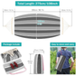 MOSFiATA Hammocks Portable Camping Hammock Upgraded 550lb Comfortable Fabric Hammock with Two Anti Roll Balance Beam and Sturdy Tree Straps for Camping, Patio, Backyard, Outdoor（Grey）