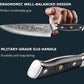MOSFiATA Chef Knife 8 Inch, Damascus Kitchen Knife,Ultra Sharp Chef's Knives with 67-Layer Damascus Steel VG-10 Blade,Knife Sharpener Rod Gift Box