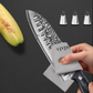 MOSFiATA Damascus 7" Santoku Knife, VG10 Core, Chef's Knife | Damascus Stainless Steel, Chopping Cooking Knife Set, G10 Handle, Sharpener, Gift Box