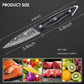 MOSFiATA Damascus Paring Knife 3.5 inch Fruit Knife with Gift BoX