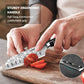 MOSFiATA 7" Santoku Knife with 5.5inch Santoku Knife, German High Carbon Stainless Steel EN.4116