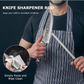 MOSFiATA Damascus Chef Knife Set 5PCS-Professional Sharp High Carbon VG10 Stainless Steel Kitchen Knife with Finger Guard, Knife Sharpener Rod Gift