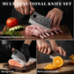 MOSFiATA 3PCS Butcher Knife Set, Hand Forged Serbian Chef Knives & Meat Cleaver & Viking Knives, Meat Cutting Kitchen Knife Set for Home