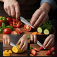 MOSFiATA Damascus Fruit Knife 4", Ultra Sharp Paring Knife, 67 Layers Damascus Steel VG10 Core Multipurpose Small Kitchen Knife Professional Peeling Knives, G10 Handle with Rivet Chef Gift
