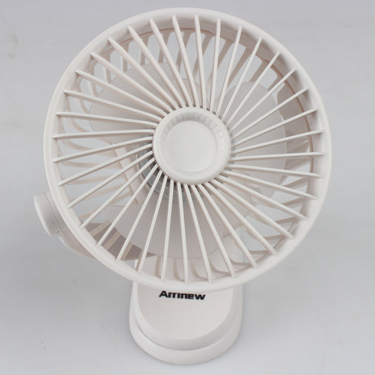Arrinew Portable USB Desktop Clip Fan,1200 mAh USB plug-in,With 360-degree rotation